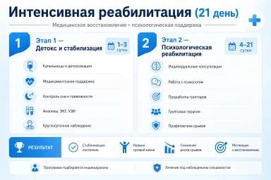 Реабилитация за 21 день в Васюринской